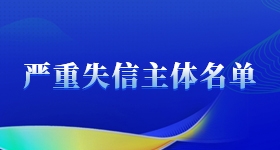 严重失信主体名单